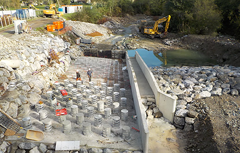 Gave de Pau- Asson-construction-de-la-rampe-2 Etangs du Limousin, 2018
